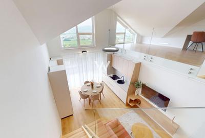 Penthouse 3 camere, 2 băi, mobilat complet, orientare SUD - întabulat - 1