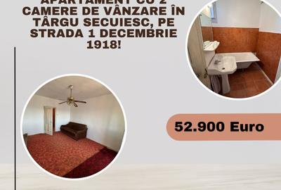 Apartament cu 2 camere de vânzare în Târgu Secuiesc, pe strada 1 Decembrie 1918! - 1
