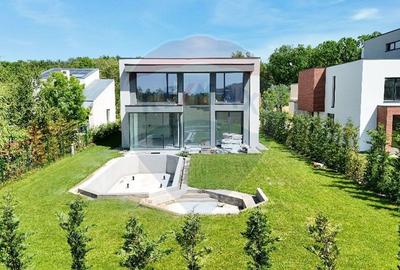 Vilă modernă de vânzare | 5 camere | Dumbrava Vlăsiei | Teren 750 mp - 1