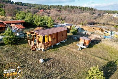 Teren intravilan 520 mp cu casuta din lemn,zona linistita,aproape de oras,Sancra - 6