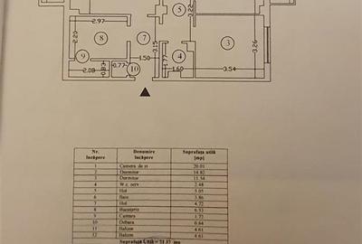 ETAJ  1, Ap 3 camere zona Dorobanti-Pompieri, SPATIOS, 2 vederi, 2 balcoane - 10