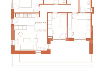 Apartament cu 4 camere semidecomandat în Semicentral