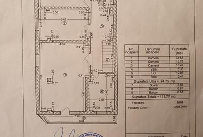 Vila 2005,metrou Brancoveanu 14 min, P+1, su 200mp, 5 camere,3 bai, teren 200 mp - 16