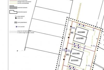 Teren Construcții intravilan de 1000 mp, în Borhanci