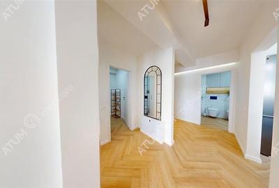 Penthouse 5 camere 3 bai parcare mobilat complet Turnisor Sibiu - 21