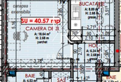Oportunitate! Apartament 40 mp utili, semifinisat, parcare, zona Terra! - 6
