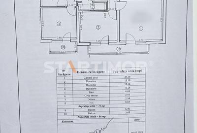 Apartament 3 camere cu boxa si parcare Coresi - 10