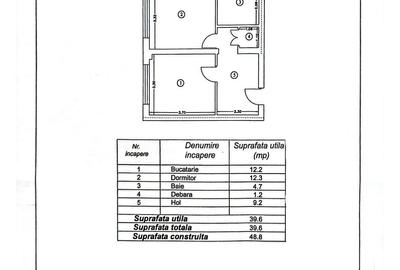 Apartament cu 2 camere, parter, ideal spatiu comercial, VASLUI - zona PROCOPIU; - 8