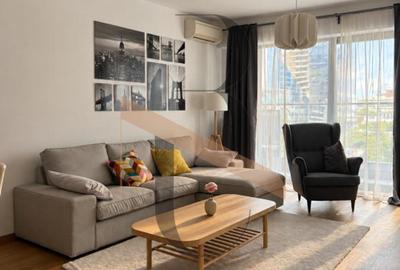 Apartament cu 2 camere semidecomandat, mobilat în Floreasca