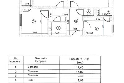 Apartament 3 camere - Complet mobilat - 1 Decembrie 1918 - 10