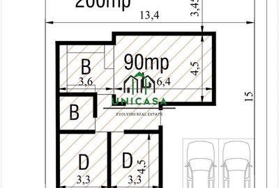 Casă nouă/ 3 camere/ pe parter/eficientă energetic/  Vlădești - 4