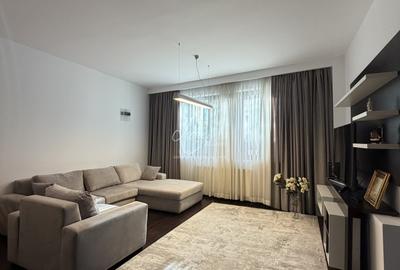 Apartament cu 3 camere semidecomandat, mobilat în Herăstrău