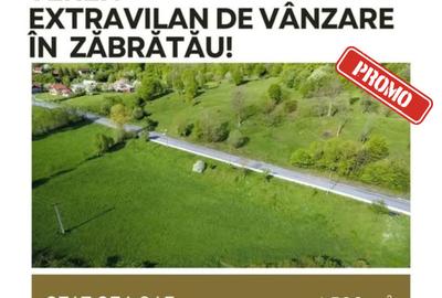 Teren extravilan de 6500 mp, în Zăbrătău
