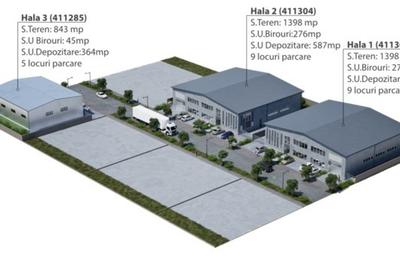 Spațiu industrial, 863 mp în Ghiroda
