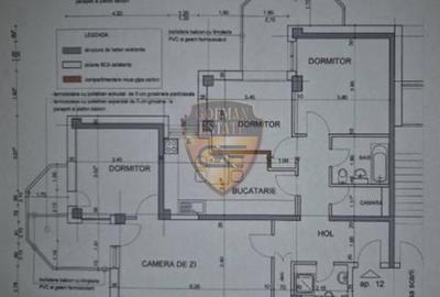 4 camere Tomis Nord bd Tomis 109mp 2 bai 2 balcoane et 2/6 lift gaze A/C renovat - 14
