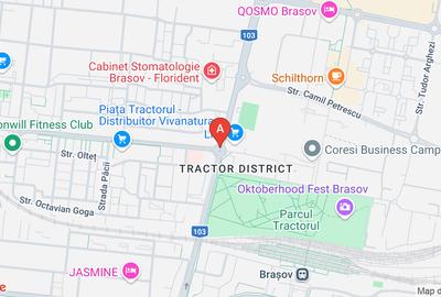 Apartament cu 2 camere decomandat, mobilat în Tractorul
