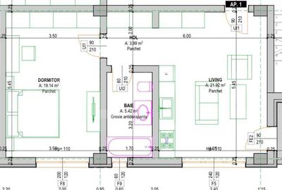 Apartament cu 2 camere decomandat în Rădăuți