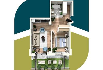 Apartament 2 camere semidecomandat,  Galata, curte, Comision 0% - 3