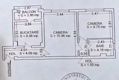 NAVODARI-2 camere, etaj 2/4, centrala termica, 69500euro - 22