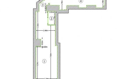 Centrul Vechi, spațiu comercial 34mp Str. Smârdan, comision 0%! - 8
