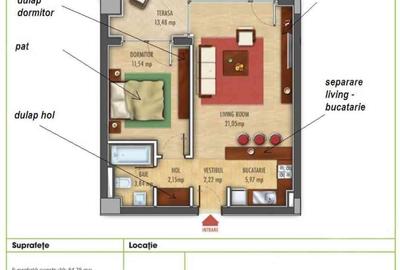 Apartament 2 camere Sinaia, terasă 13,5 mp, parcare subterană și lift - 2