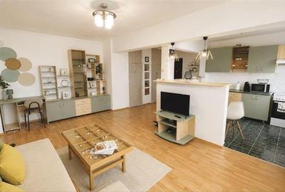 Apartament cu 2 camere semidecomandat, mobilat în Crângași