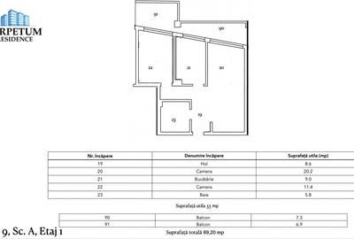 Tomis Nord - Vanzare apartament decomandat cu 2 camere,  bloc nou. - 8
