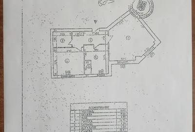 Apartament pentru firma 2 camere | 54 mp | Etaj 1 | Nemobilat | - 9