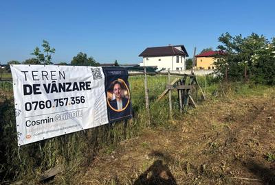 Teren intravilan de vânzare – 1.562 mp | Strada Câmpului, Comuna Vidra - 5