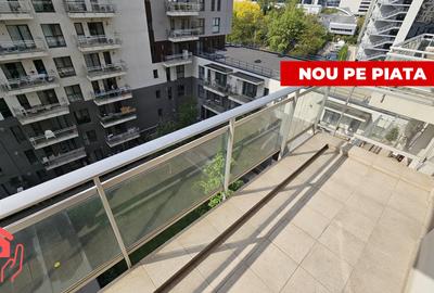 Apartament cu 2 camere semidecomandat, mobilat în Pipera