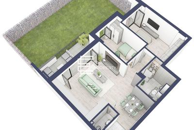 Apartament 3 Camere | 63 mp + gradina 63mp | – Sibiu - 13