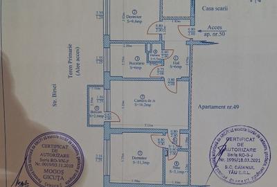 VAND APART.3 CAMERE,SEMIDECOMANDAT,CT - 1