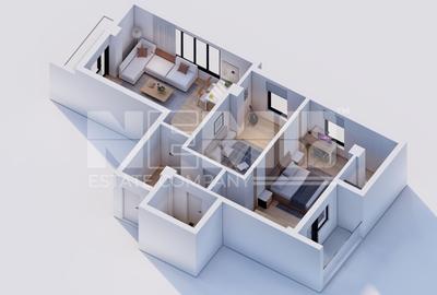 Apartament 3 camere | 87,7 mp | 2 balcoane | Rădăuți Central | 2026 - 1