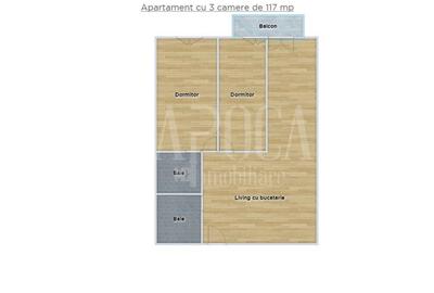 Apartament 3 camere de vanzare in Plopilor, Cluj Napoca - 6