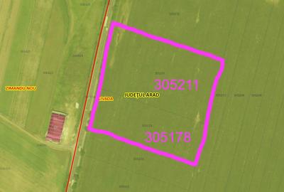 Teren 4 ha de vanzare soseaua Arad - Zimand - 1