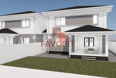 Duplex despartit prin camera tehnica. Carport. Finisaje la alegere - 1