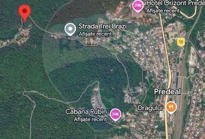 Teren 1,000mp Predeal / Strada Trei Brazi, utilitati, intre case. - 2