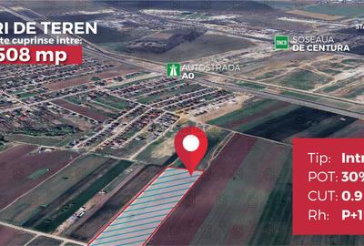 Teren Construcții intravilan de 500 mp, în Berceni