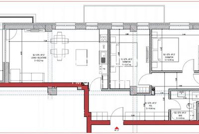 Ap. 4 cam. 93,18mp+Terasa+1 Boxa cadou! Calitate Premium! Zona N-V Sibiu - 3