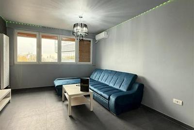 Apartament cu 2 camere semidecomandat, mobilat în Giurgiului