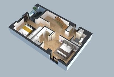 Penthouse amplasat pe 2 niveluri, spatii vitrate generoase, Complexul Studențesc - 20