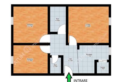 Apartament 3 camere decomandate in zona Vasile Aaron din Sibiu - 6