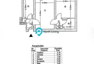 2 cam renovat 2026 | Decomandat | Arondat Școala 75 | Muncii - 14