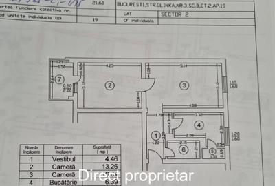Vanzare ap. 2 camere Floreasca, etaj 2/3, balcon si boxa, direct proprietar - 1