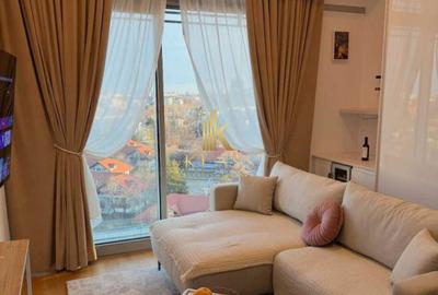 Apartament cu 2 camere decomandat, mobilat în Barbu Văcărescu