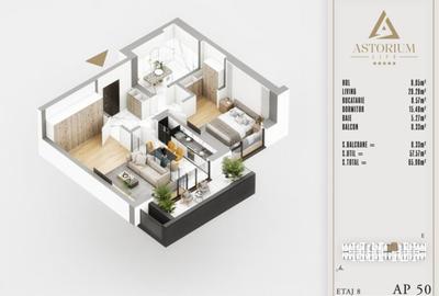 Apartament 2 Camere în Ansamblu Rezidențial Nou | Finisaje de Lux | Comision 0% - 2