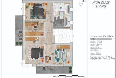 Casa individuala, 125 mp utili, 700 mp teren, Corpadea - 12