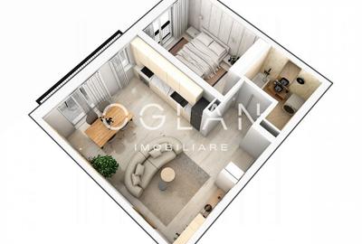 Apartament modern 2 camere cu balcon – Comision 0% - 6