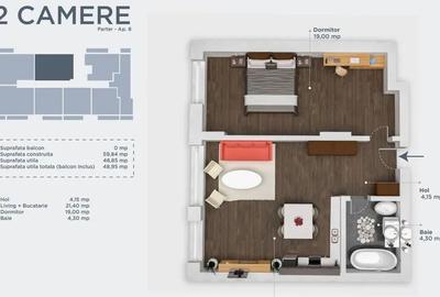 Apartament cu 2 camere de vânzare Theodor Pallady, Bucuresti - 13