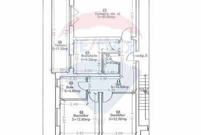 Apartament cu 3 camere de vânzare și parcare, bloc nou, zona Giroc - 16